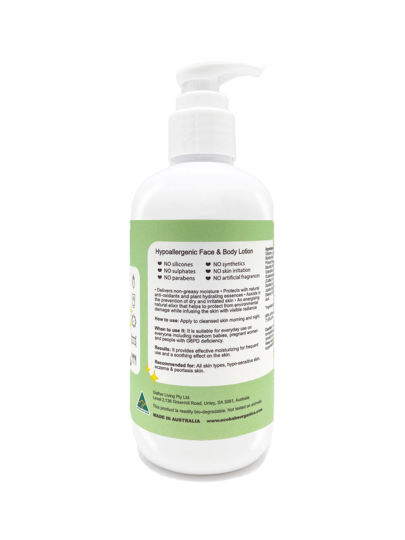 Hypoallergenic Face & Body Lotion 225ml (BUNDLE OF 3)