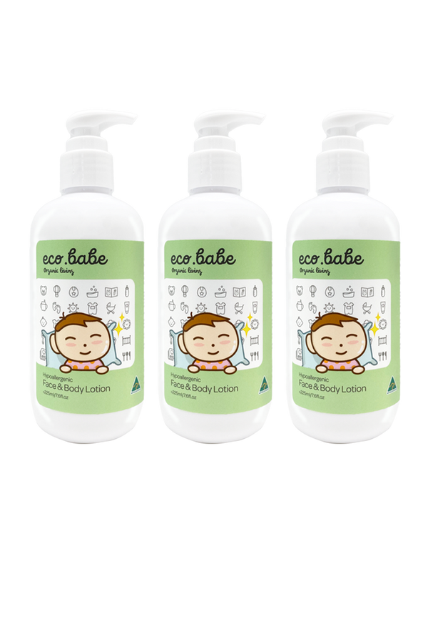 Hypoallergenic Face & Body Lotion 225ml (BUNDLE OF 3)